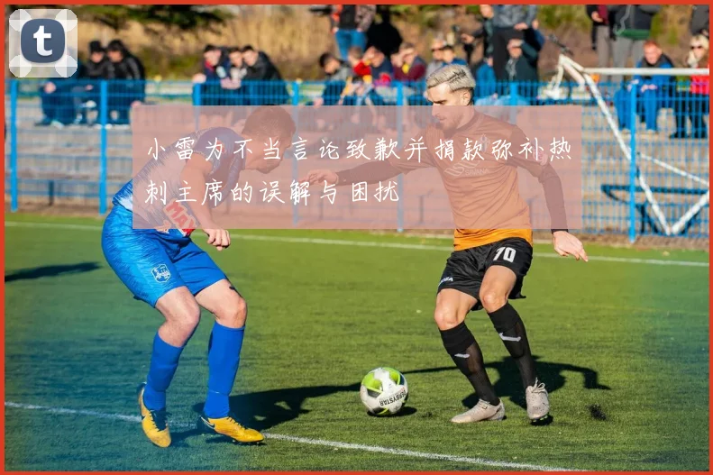 小雷为不当言论致歉并捐款弥补热刺主席的误解与困扰